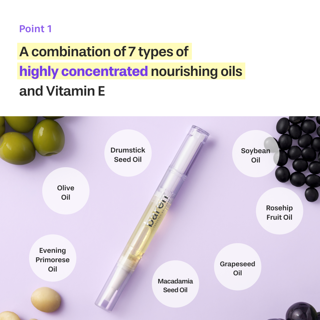 [BAREN] Nail & Cuticle Care Essence Oil Pen, 2ml