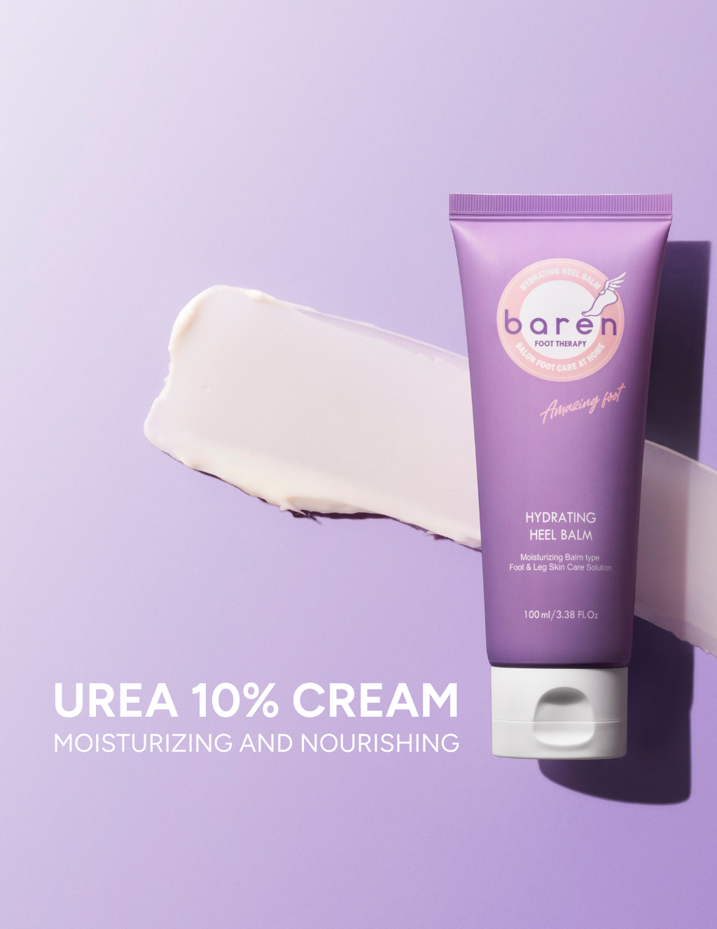 [BAREN] Non-Greasy & Hydrating Heel Balm 100ml