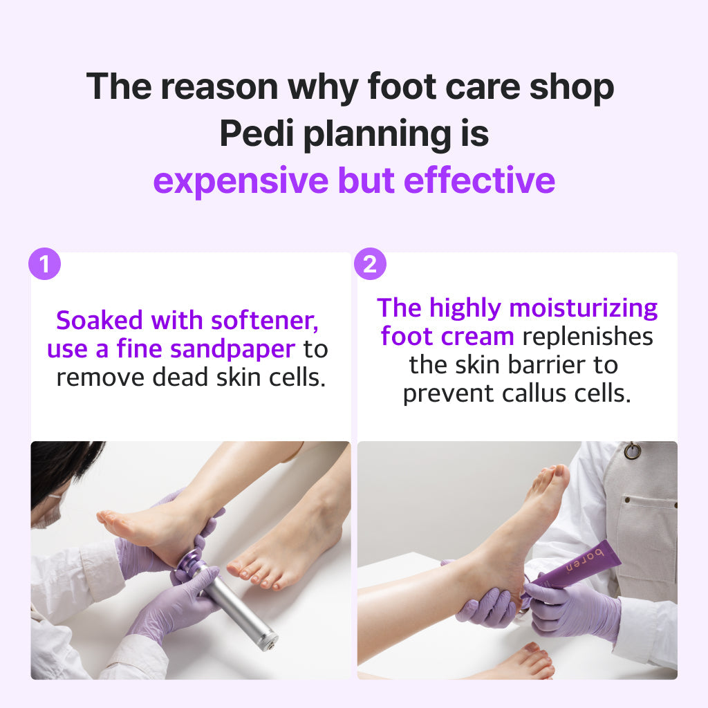 [BAREN] Pedi Perfect Electric Foot Callus Remover, Professional Pedicure Kit