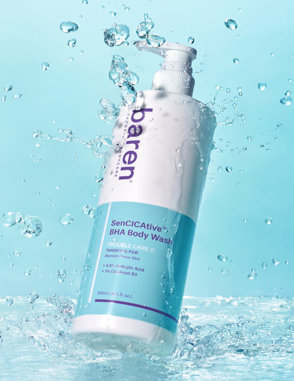 [BAREN] SenCICAtive BHA Body Wash, 500ml