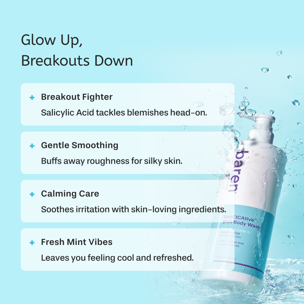 [BAREN] SenCICAtive BHA Body Wash, 500ml