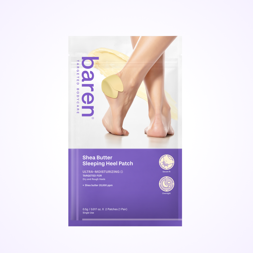 [BAREN] Shea Butter Sleeping Heel Patch, 10pcs