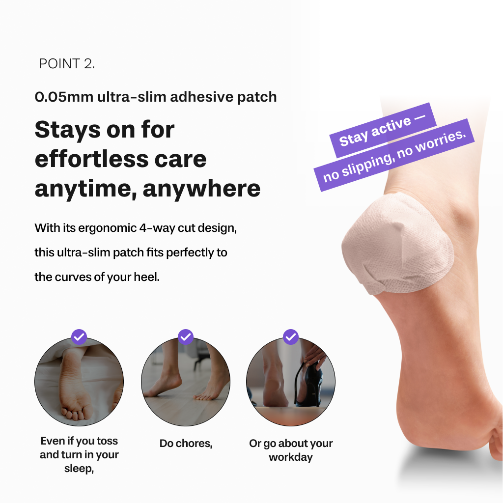 [BAREN] Shea Butter Sleeping Heel Patch, 10pcs