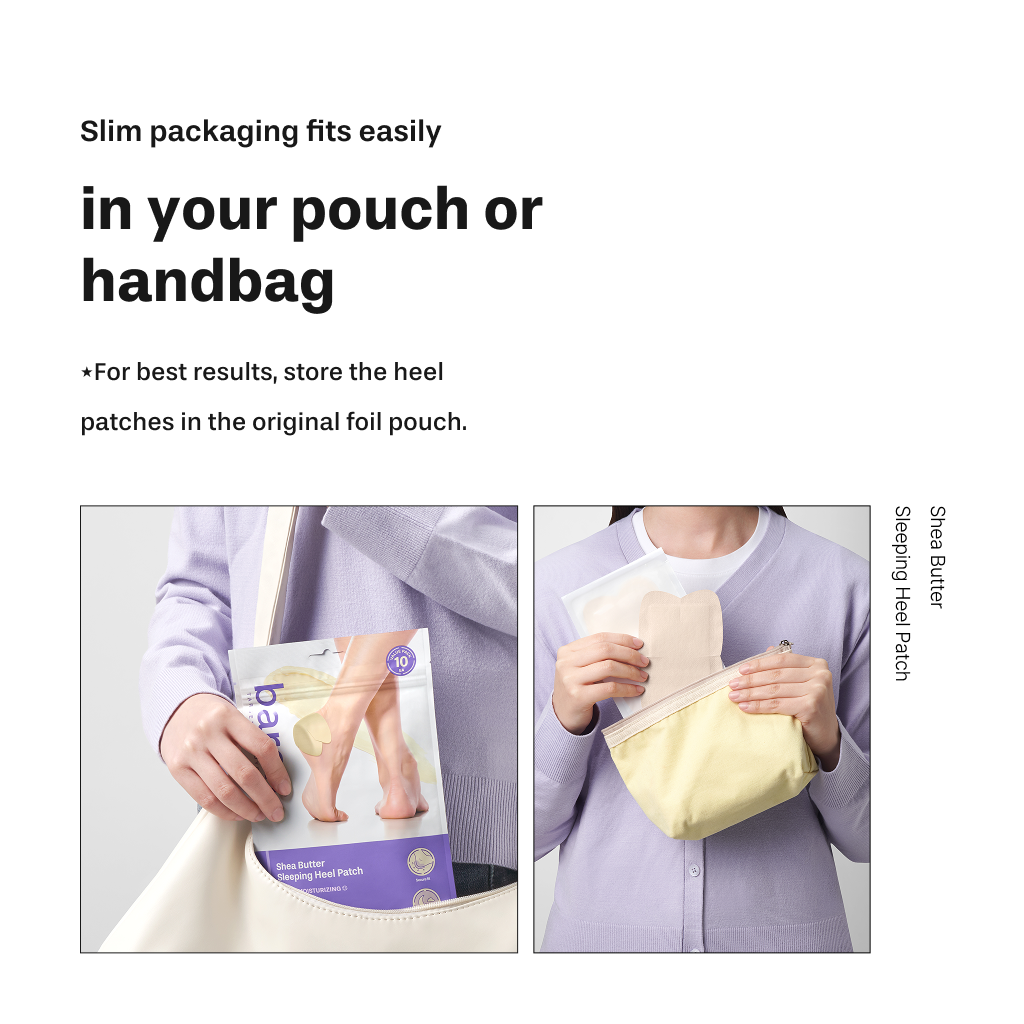 [BAREN] Shea Butter Sleeping Heel Patch, 10pcs