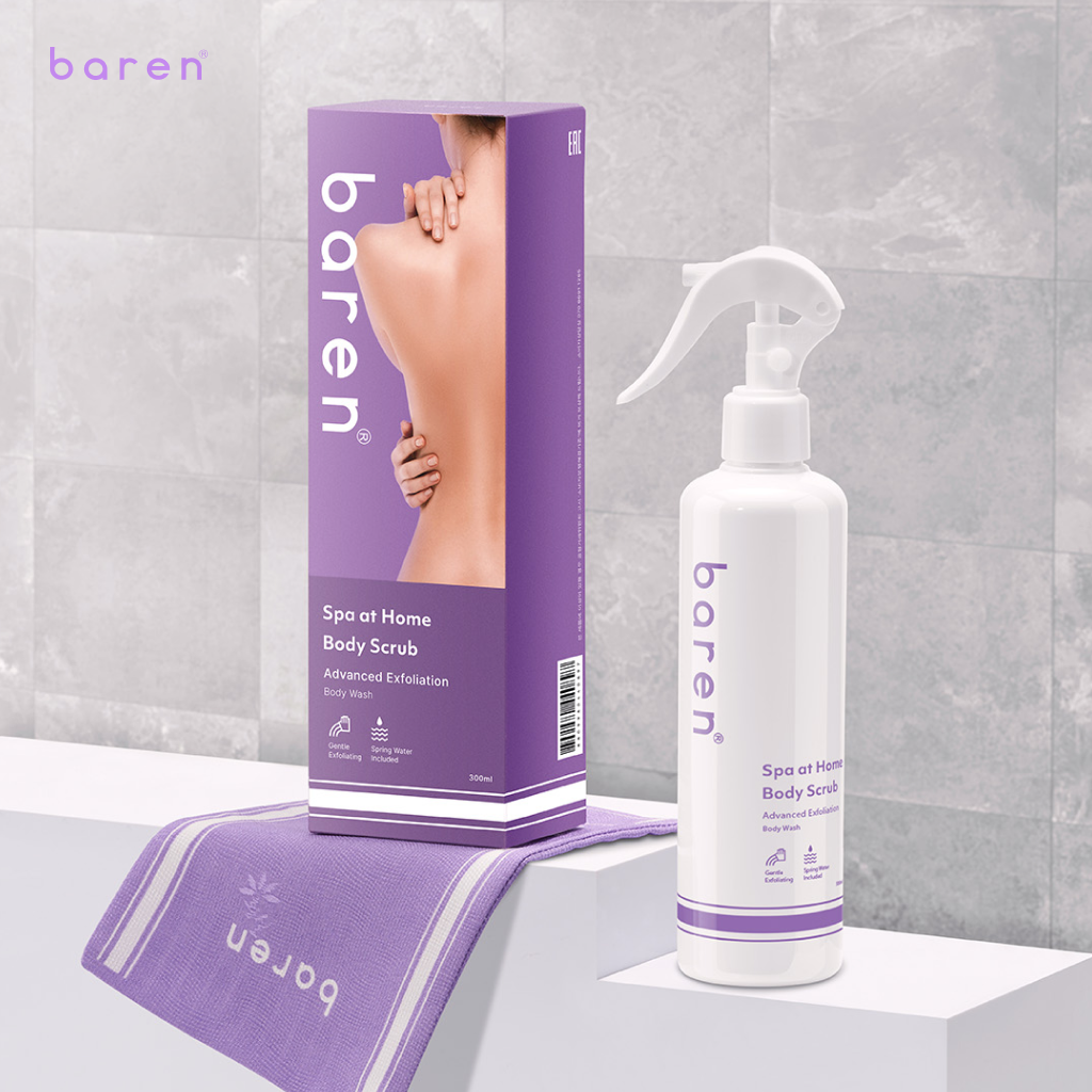 [BAREN] Spa at Home Body Scrub SET