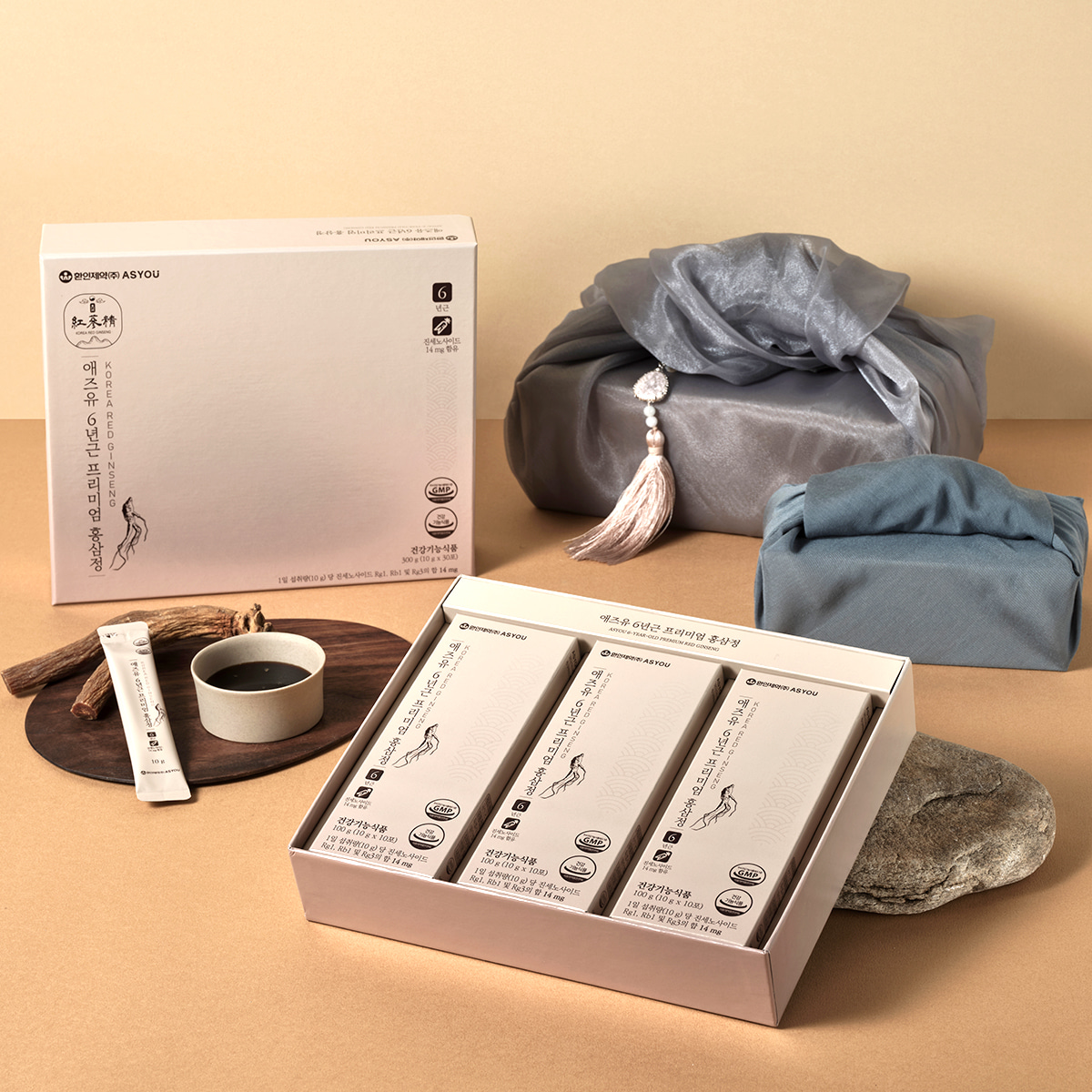 ASYOU [Gift Set/3+1/4+3] Asyou 6-Year-Old Premium Red Ginseng Extract