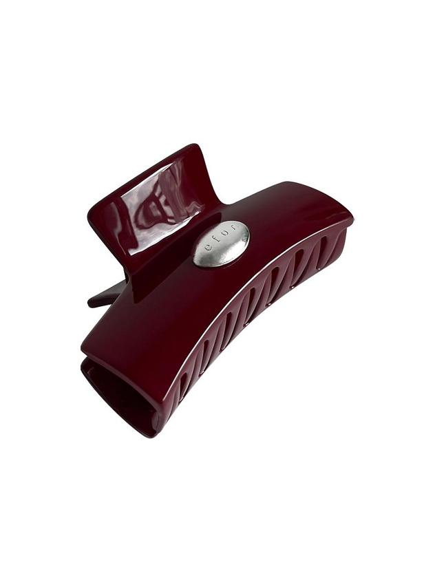 EFOR Logo Button Square Hair Clip BUD