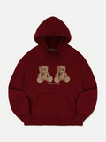 AMBLER Big twin b Hoodie AHP1108 (Burgundy)