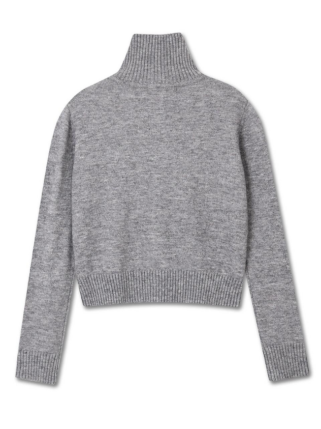 michikolondon HIGH NECK BUTTON CARDIGAN (3 color)