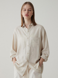 SUARE WOMEN (WOMEN) Essential Tencel Linen Overfit Shirt -9 Colors