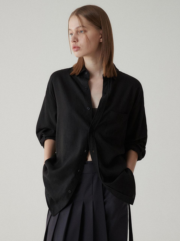SUARE WOMEN (WOMEN) Essential Tencel Linen Overfit Shirt -9 Colors