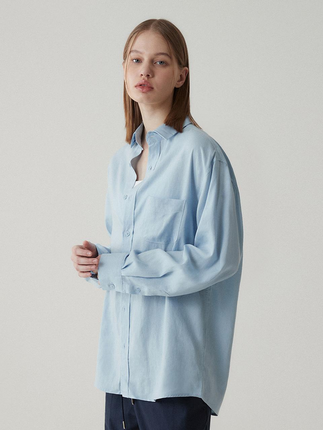 SUARE WOMEN (WOMEN) Essential Tencel Linen Overfit Shirt -9 Colors