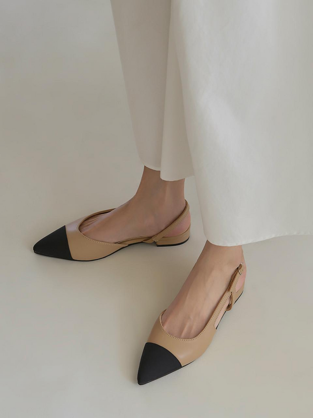 SAPPUN Dalia slingback flat shoes (2cm)