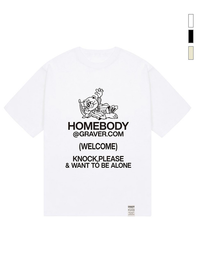 GRAVER UNISEX HOME BODY Short-Sleeve T-shirt