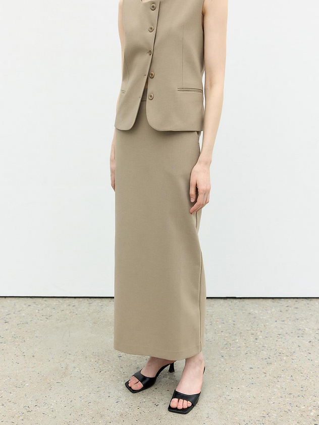 TORTE Maxi Long Skirt [Mocha]
