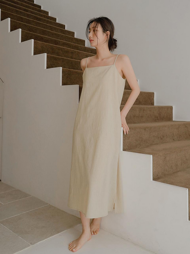 PALAN Pure Cotton Two-Way Strap Dress