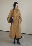 Rosaline 100% Cashmere Coat - Beige_FW2025