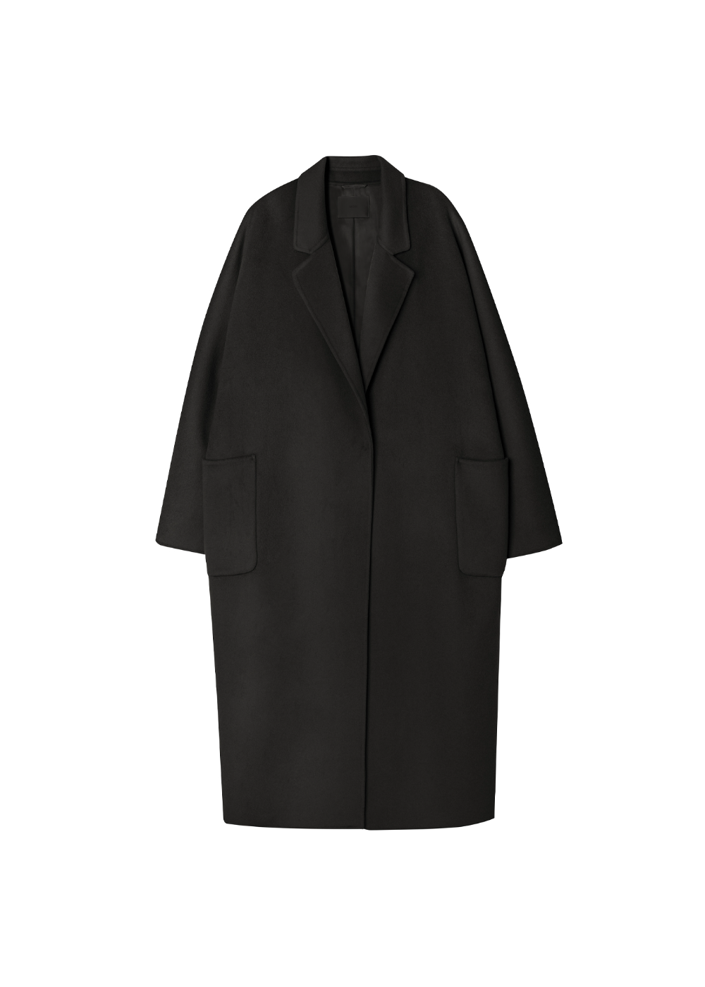 Isabelle 100% Cashmere Coat - Black