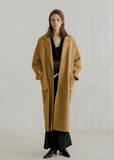 Isabelle 100% Cashmere Coat - Beige_FW2025