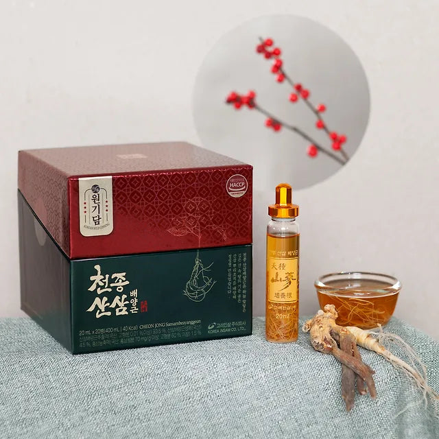 Wonkidam Cheonjongsansam Cultivated Root Gift Box 20ml*20ea