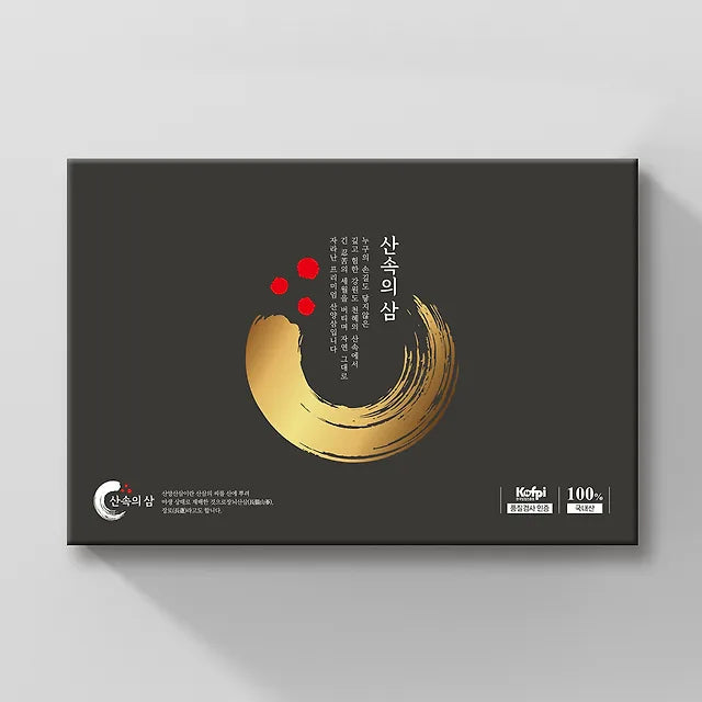 [Mountain Ginseng] 10 Roots of 100% Domestically Produced, "Healthy" 6-Year-Old Premium Wild Ginseng