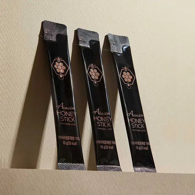 100% Pure Honey Stick, Premium Acacia Honey from Korea_Renewal 10g x 30 Packets