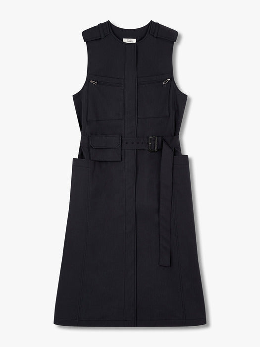 Studio Tomboy Layered One-Piece Dress _Dark Navy 9105141001_FW2025