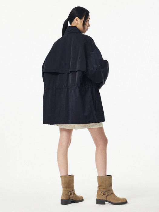 Studio Tomboy Nylon Field Jumper_Black 91U5113020_FW2025