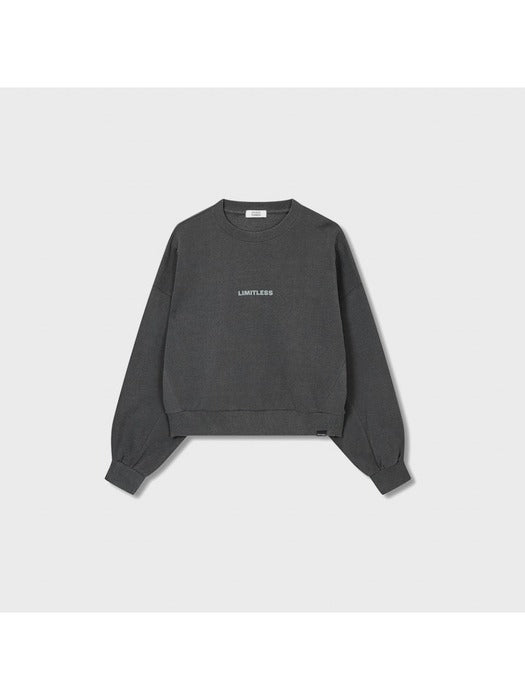 Studio Tomboy Pigment Small Print Man-to-Man_Dark Gray 9175322978_FW2025