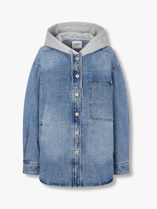 Studio Tomboy Hooded Denim Shirt_Blue 9175313972_FW2025