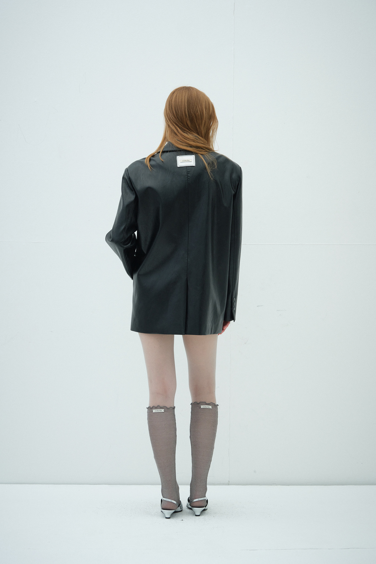 Overdue Flair  SNAP TWO-WAY OVERSIZED LEATHER JACKET_BLACK_FW2025