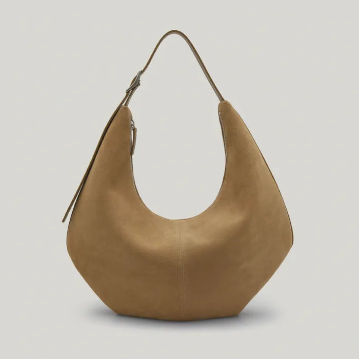 [Exclusive] MOSSY HOBO BAG (SUEDE SAND)_FW2025