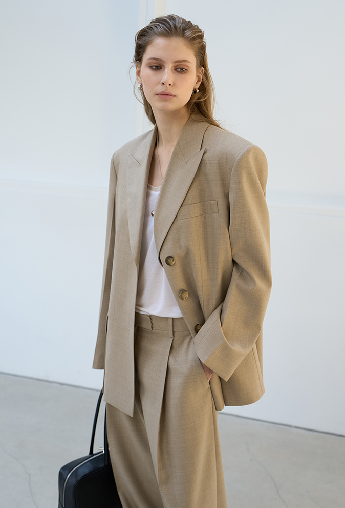 [Worn by Hyoyeon] VIRGIN WOOL TAILORED JACKET_FW2025