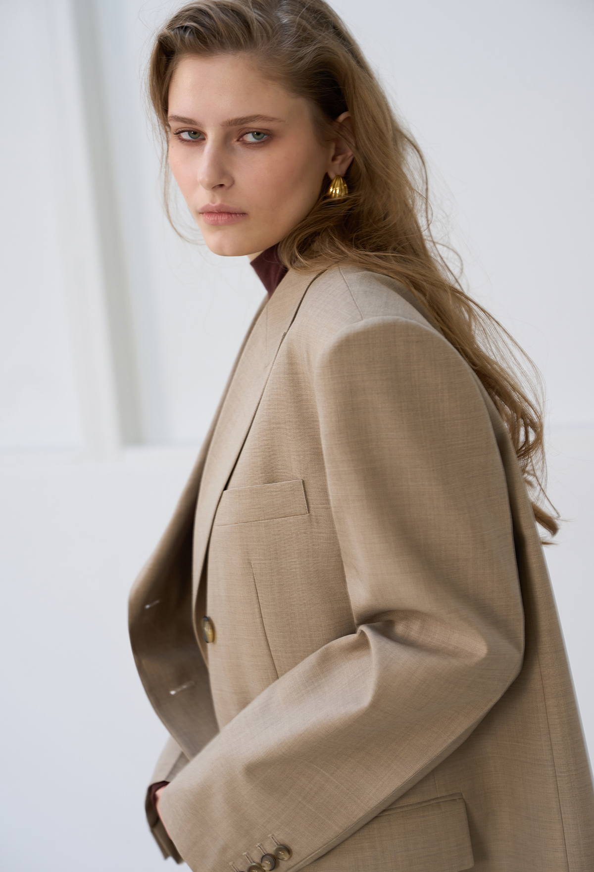 [Worn by Hyoyeon] VIRGIN WOOL TAILORED JACKET_FW2025