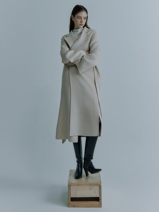 [Ivana Helsinki] Mirabelle silk cashmere coat (3colors)_FW2025