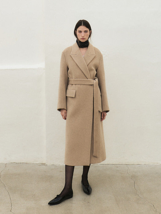 [Mohan] RTW CASHMERE PEAKED COLLAR LONG COAT_3COLORS_FW2025