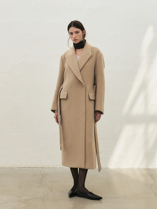 [Mohan] RTW CASHMERE PEAKED COLLAR LONG COAT_3COLORS_FW2025
