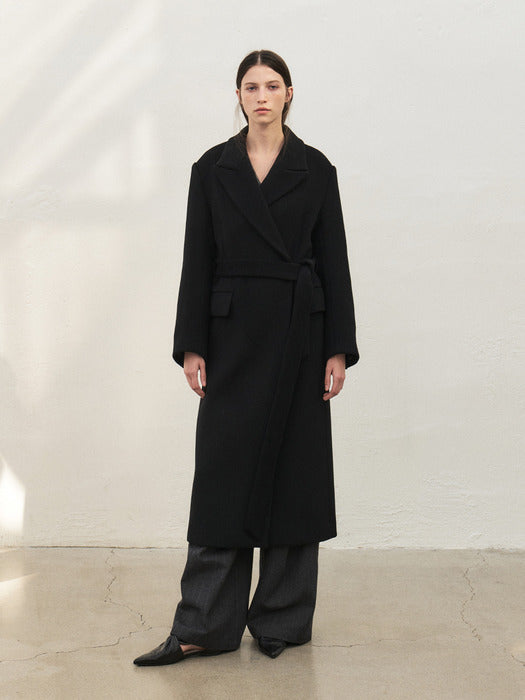 [Mohan] RTW CASHMERE PEAKED COLLAR LONG COAT_3COLORS_FW2025