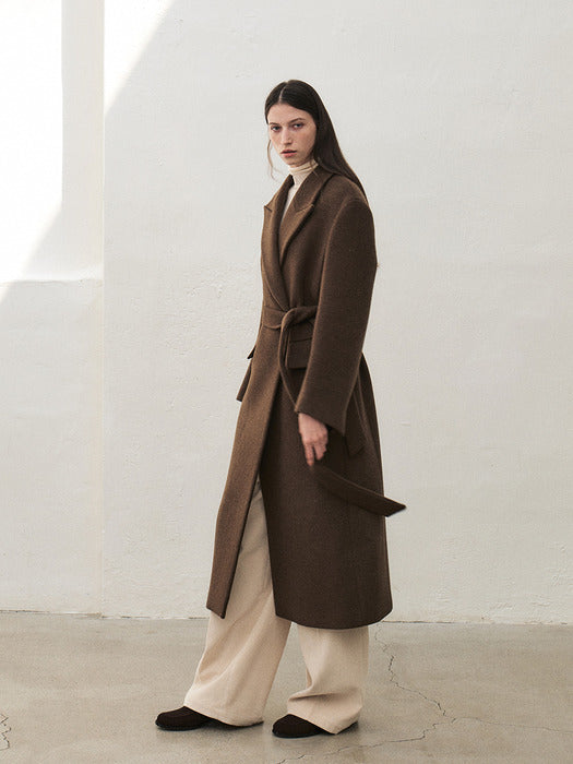 [Mohan] RTW CASHMERE PEAKED COLLAR LONG COAT_3COLORS_FW2025