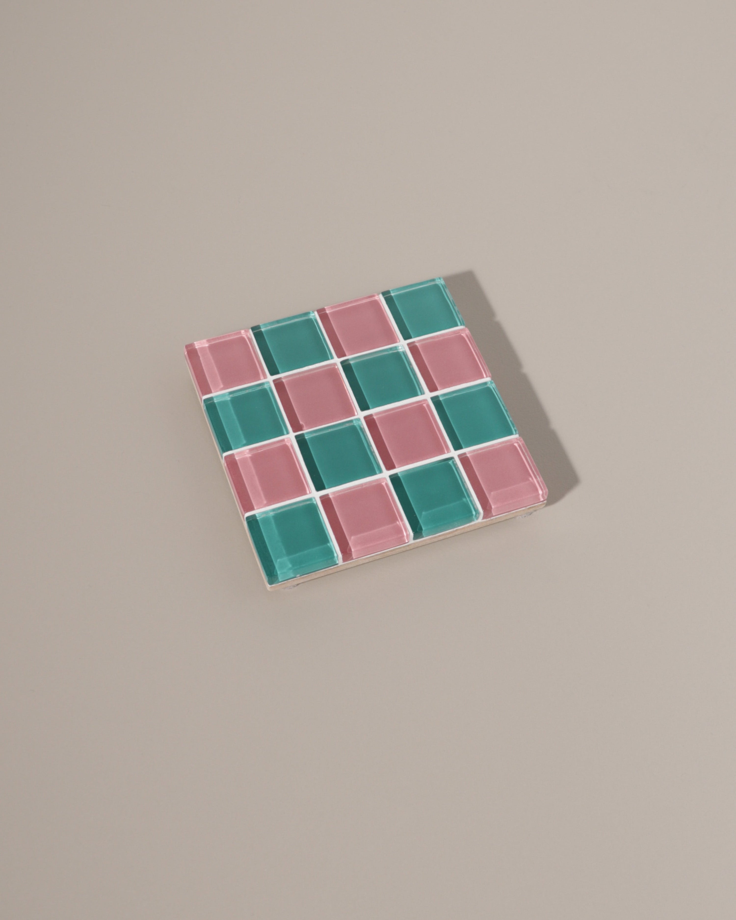 GLASS TILE COASTER - Sour Watermelon