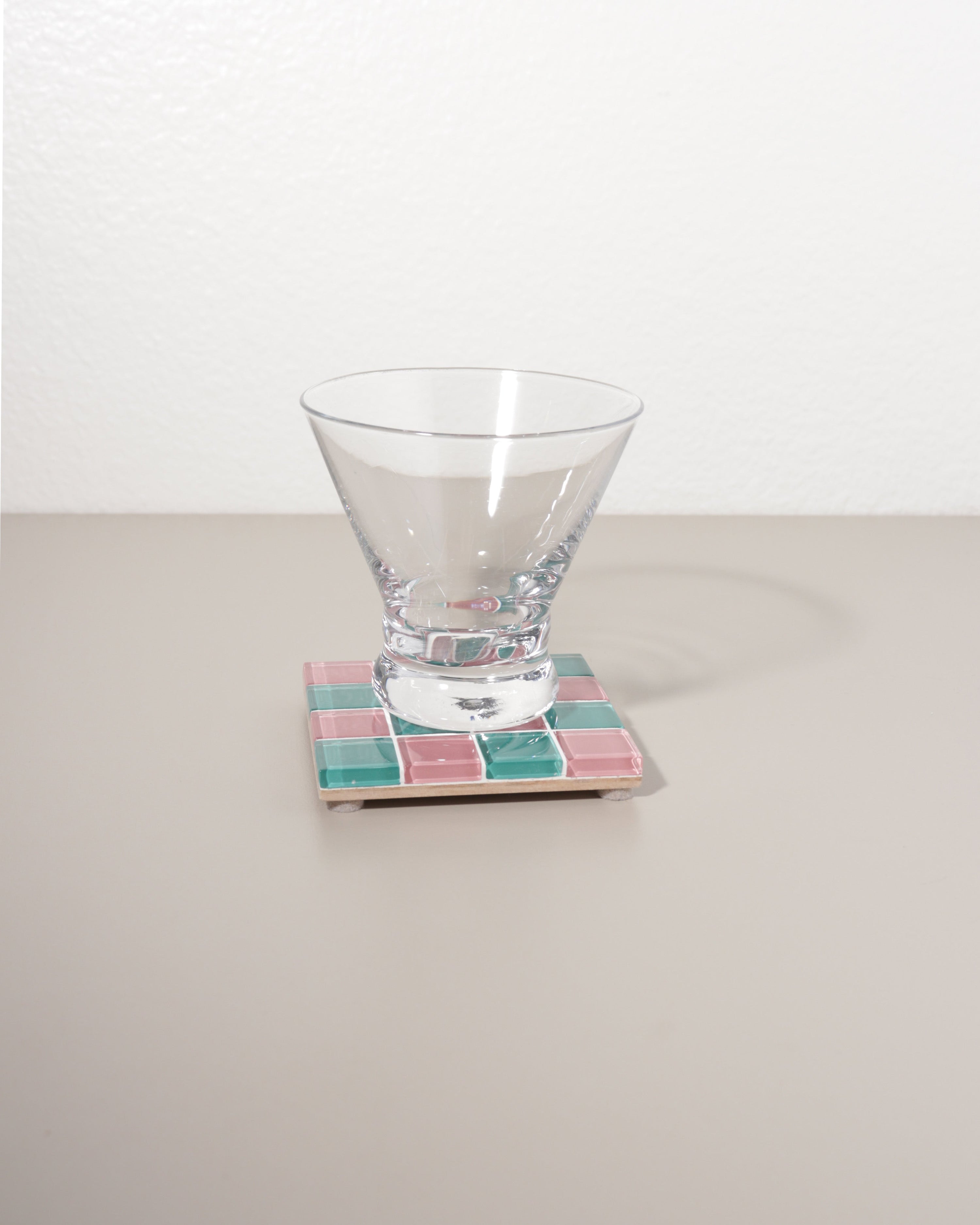 GLASS TILE COASTER - Sour Watermelon