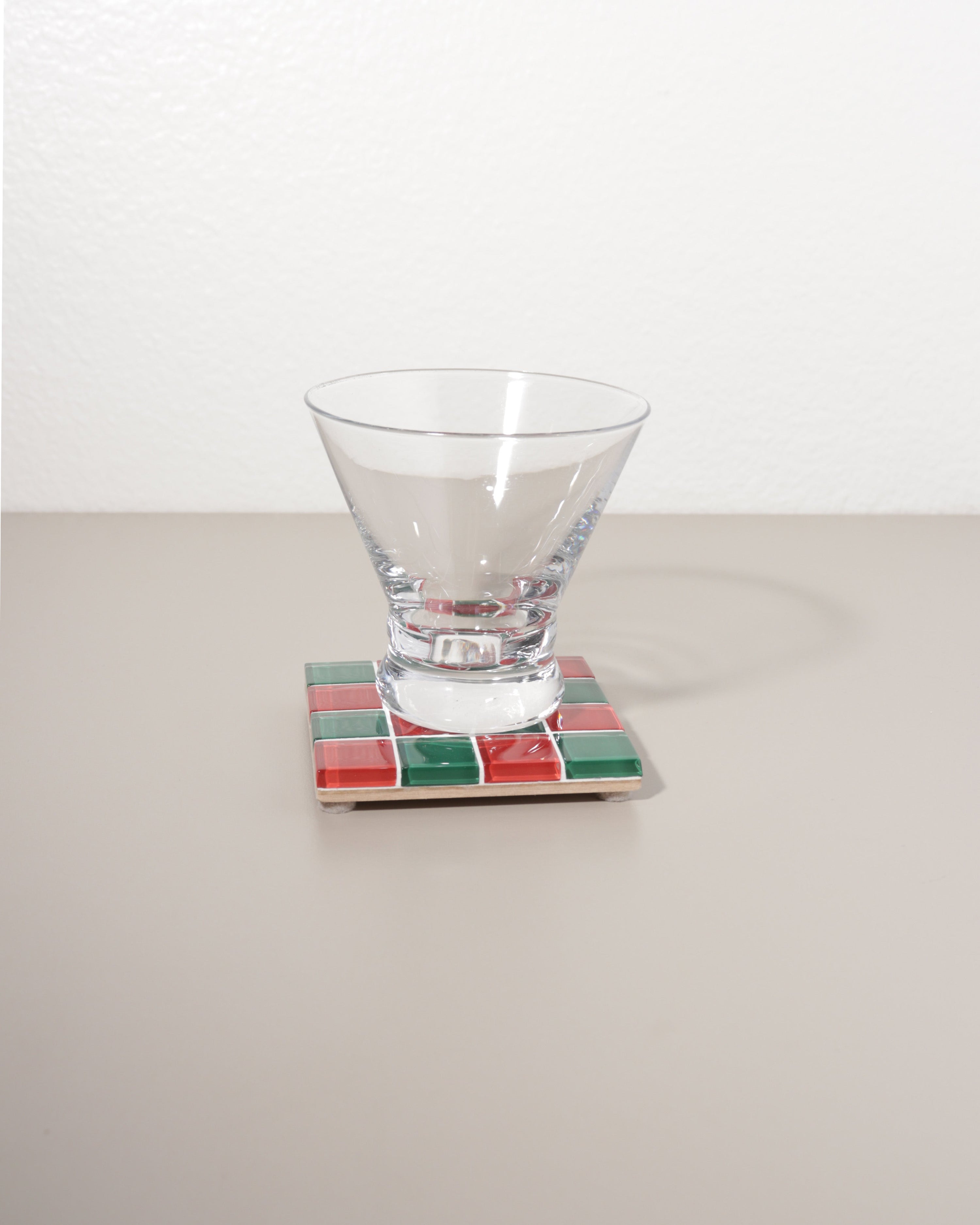 GLASS TILE COASTER - Noel