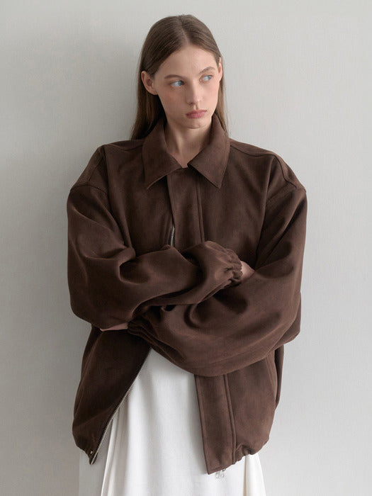 [Renav] esy suede Jacket (brown)_FW2025