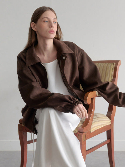 [Renav] esy suede Jacket (brown)_FW2025
