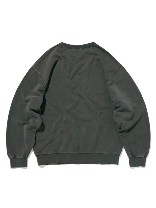 [SUADE] FIRE SUADE CREWNECK [PIGMENT BLACK]_FW2025