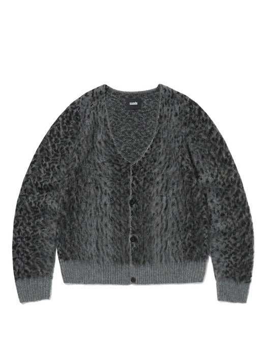 [SUADE] LEOPARD CARDIGAN [BLACK]_FW2025