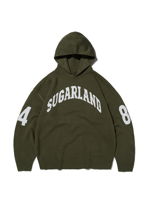 [SUADE] SUGARLAND KNIT HOODIE [KHAKI]_FW2025