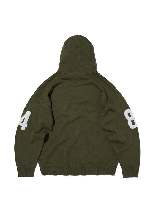 [SUADE] SUGARLAND KNIT HOODIE [KHAKI]_FW2025