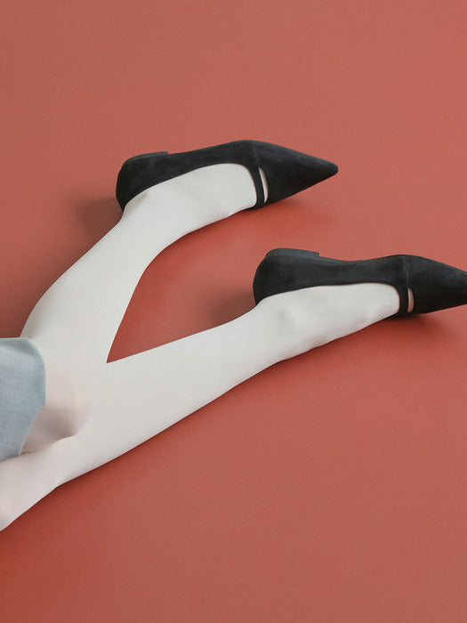 [EPURE] MIA Suede Hole Flats (3color)_FW2025