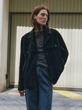[LOEUVRE] Real Suede Blouson Jacket SL5AJ311-10_FW2025
